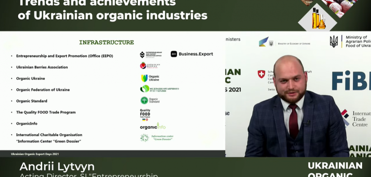 В прямому ефірі відбулося офіційне відкриття Ukrainian Organic Export Days 2021!
