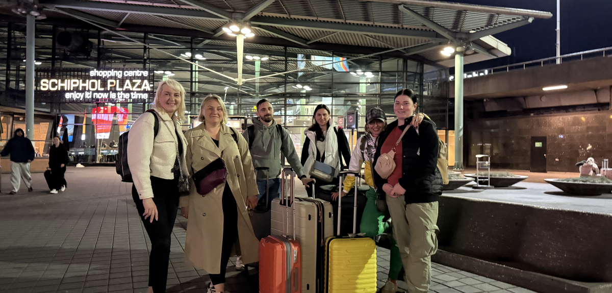 Команда Асоціації «Ягідництво України» прибула до Амстердама!